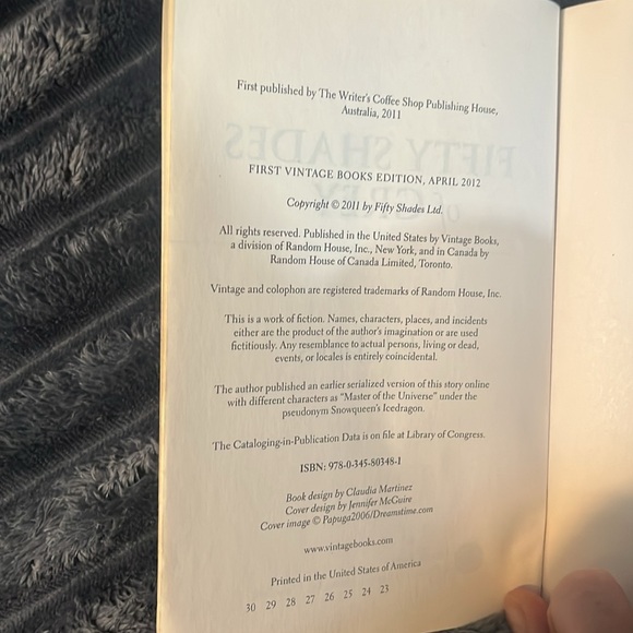 50 Shades of Grey Book - Picture 4 of 4